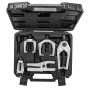 NEO TOOLS Set extractor de rótulas de dirección 5 piezas, acero forjado, kit separador de rótulas con maletín de plástico