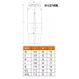 NEO TOOLS 81-227-XXXL Pantalón de protección gris/negro XXXL