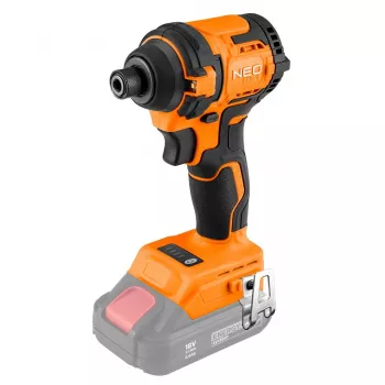 NEO TOOLS 04-612 Llave de impacto sin escobillas 18V, 300Nm, hexágono 1/4 pulgadas, compacta, Energy+, sin batería