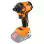 NEO TOOLS 04-612 Llave de impacto sin escobillas 18V, 300Nm, hexágono 1/4 pulgadas, compacta, Energy+, sin batería