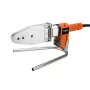 NEO TOOLS Termofusible para tubos de plástico 900W con 6 tamaños de matriz (20-63mm) para tubos PPR, PE, PB, temperatura ajustable 0-300°C, matrices de PTFE antiadherentes, incluye maletín metálico