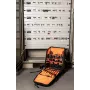NEO TOOLS Mochila para electricista 31 piezas, 30 herramientas aisladas, poliéster 600D resistente, base impermeable, carga 15 kg, negro/rojo