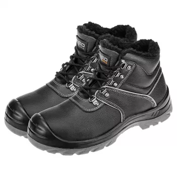 NEO TOOLS Botas de trabajo acolchadas S3 SRC, puntera de acero y plantilla antiperforación, talla 40