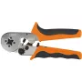 NEO Tools Crimpadora autoajustable con trinquete para terminales de cable 0,25-6 mm² (AWG 23-10), crimpado cuadrado, mango ergonómico de dos componentes, 200 mm