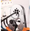 NEO Tools Crimpadora autoajustable con trinquete para terminales de cable 0,25-6 mm² (AWG 23-10), crimpado cuadrado, mango ergonómico de dos componentes, 200 mm