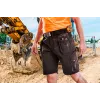 NEO TOOLS Shorts de trabajo HD con bolsillos desmontables, talla LD/54, Ebony