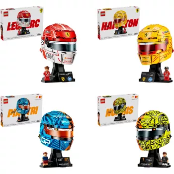 LEGO F1 Cascos Bundle
