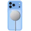 TECH-PROTECT MagPeak Funda MagSafe transparente para iPhone 17 Pro Max / 18 Pro Max - Azul claro