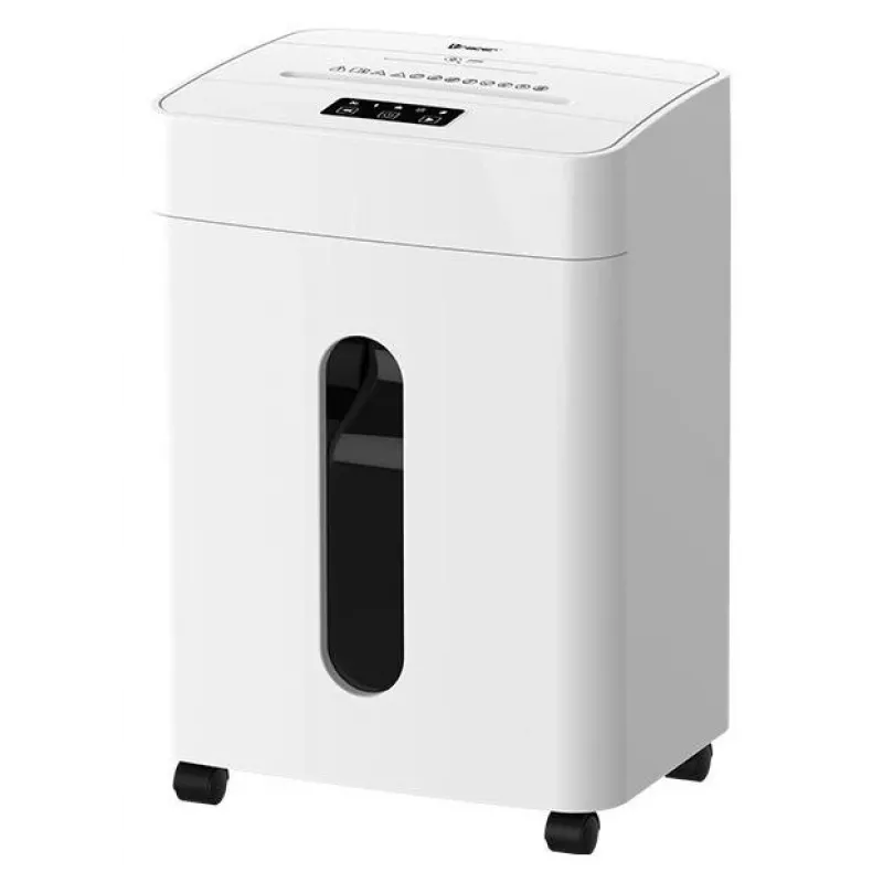 Tracer SilentBlade Destructora de papel de corte en partículas blanca, 10 hojas, P-4, 21 L
