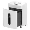 Tracer SilentBlade Destructora de papel de corte en partículas blanca, 10 hojas, P-4, 21 L