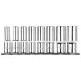 NEO TOOLS 1/2 Llaves de vaso largas multiestriadas, set de 8