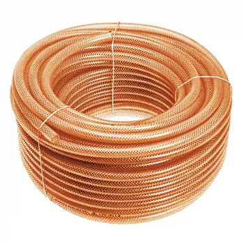 NEO TOOLS Manguera de presión reforzada 10 x 15 mm, 50 m | PVC con trenza de poliéster, 15 bar