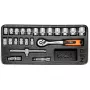 NEO TOOLS Juego de llaves de vaso 3/8, 22 uds., con inserto