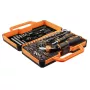 NEO TOOLS set de 69 piezas de puntas de destornillador con mango de carraca, puntas de acero S2, hexágono 1/4