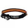 NEO TOOLS linterna frontal recargable 600 lm USB carga magnética LED CREE XPG3