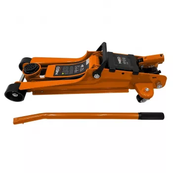 NEO TOOLS 11-733 gato hidráulico 2,5 T perfil bajo doble pistón elevación rápida