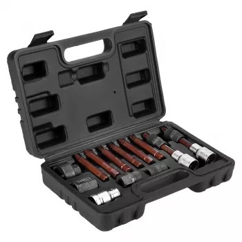 NEO TOOLS juego de extractores para poleas de rueda libre del alternador, 13 piezas, acero cromo-vanadio, accionamiento de 1/2