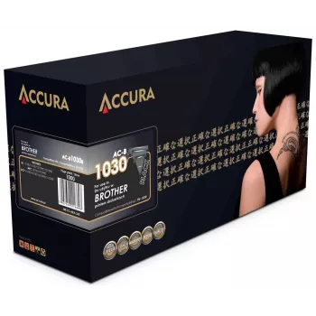 Accura cartucho de tóner compatible para Brother TN-1030, negro, 1000 páginas