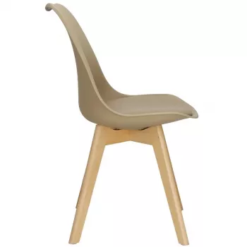 NO NAME SILLA DE COMEDOR BEIGE DC0019 47X41X82