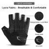 Rockbros S169BGR XL guantes de ciclismo con almohadillas de gel - gris