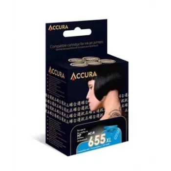 Accura cartucho de tinta compatible para HP 655XL (CZ110AE) - negro, 550 páginas, 23 ml