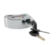 Rockbros LBAYG8308 Candado de bicicleta con alarma y bloqueo de freno de disco, negro