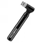 ROCKBROS JG-PB-11 Kit de reparación para bicicleta con minibomba de 120-PS, multiusos 16 en 1, parches sin pegamento, desmontables, bolsa de almacenamiento - negro