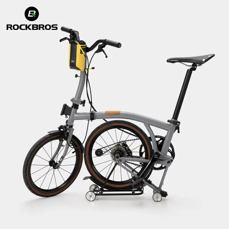Rockbros AS-162 Bolsa de manillar impermeable para botellas - Amarillo