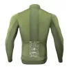 ROCKBROS ROAD TO SKY Maillot térmico cortavientos de ciclismo - Verde - Talla S