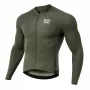 ROCKBROS ROAD TO SKY Maillot de ciclismo de manga larga para hombre L - Verde