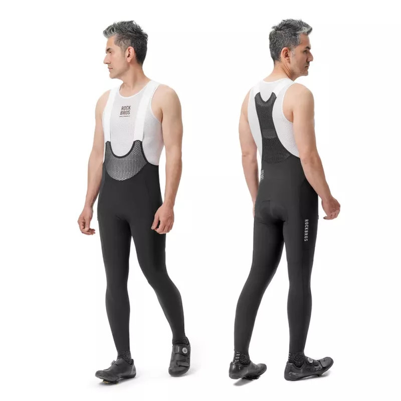 Rockbros TLCK001-1 ROAD TO SKY Culote de ciclismo con badana para hombre M - Negro