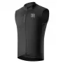 ROCKBROS ROAD TO SKY Chaleco maillot de ciclismo para hombre TLMJ003-01 Ligero, transpirable, cortavientos, repelente al agua, Negro, Talla L