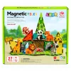 LEAN TOYS Bloques magnéticos Animales salvajes Jungla ZOO 27 piezas
