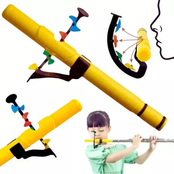 V-TONE FP1 Boquilla de Práctica para Flauta - Entrenador de Embocadura Silencioso para Flauta en Do