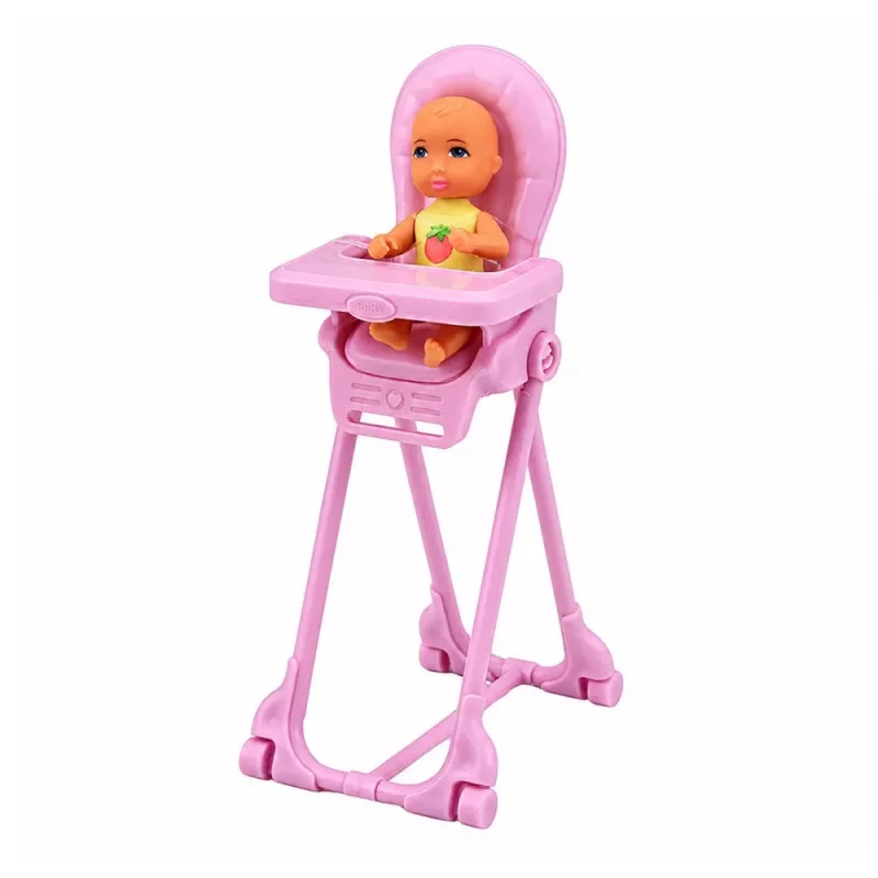 LEAN TOYS Anlily Set de muñecas madre y bebés gemelos con accesorios