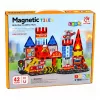 LEAN TOYS Bloques magnéticos parque de bomberos 42 piezas
