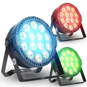 LIGHT4ME PAR RGBA 14x6W IR Foco PAR LED de escenario con mando a distancia