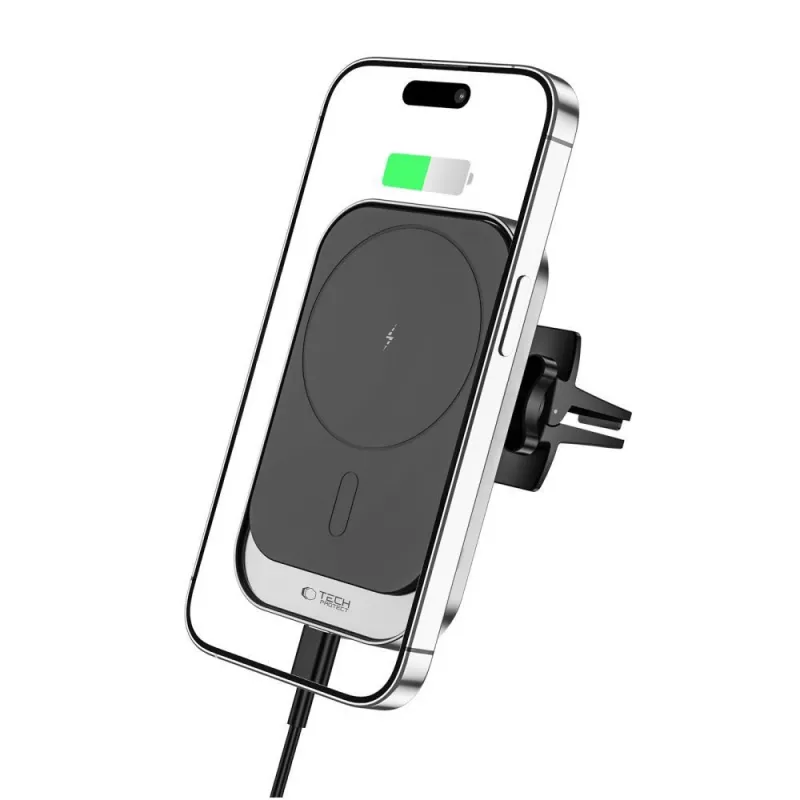 Tech-Protect CW19 MagSafe soporte de coche para móvil con carga inalámbrica