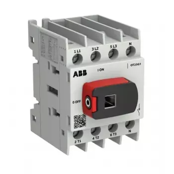 ABB Interruptor seccionador de carga OTOT25G1-4BSN2Plus 25 A 4 polos tamaño G1