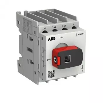 ABB OTOT25G1-4MSN2Plus Interruptor seccionador de carga, 25 A, tamaño G1, 4 polos