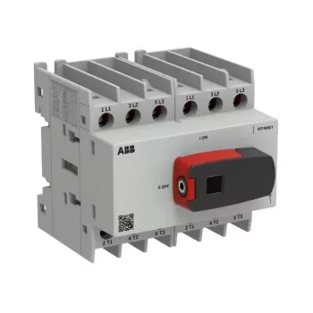 ABB OT Plus OT40G1-6BS40 A Interruptor seccionador de carga, tamaño G1, 6 polos, con maneta