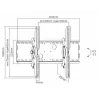 LH-GROUP Soporte de pared 37-70 600X400 inclinable