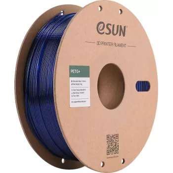 ESUN PETG+ 1,75 mm azul transparente 1 kg bobina de papel