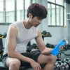 ROCKBROS Soft Flask 500 ml azul - botella de agua plegable para running, trail running, ciclismo, senderismo