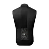 ROCKBROS ROAD TO SKY chaleco térmico cortavientos de ciclismo TLMJ002 - negro, talla L
