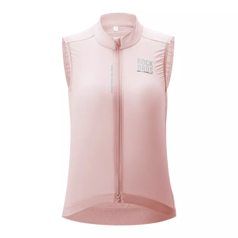 ROCKBROS ROAD TO SKY chaleco mujer, ligero y transpirable, para ciclismo - rosa, talla S