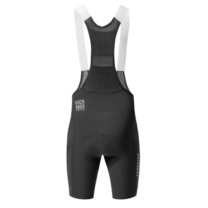 ROCKBROS ROAD TO SKY culote de ciclismo hombre con badana 3D - negro, talla M