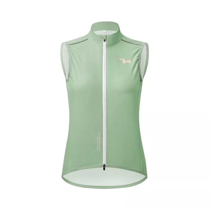 ROCKBROS chaleco de ciclismo mujer MJ008 TVI cortavientos verde talla M