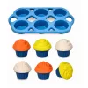 LEAN TOYS Set ecológico de madera para hacer helados para niños 26 piezas