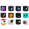 LEAN TOYS Set de bloques magnéticos 50 piezas cubos 3D píxel juego de construcción